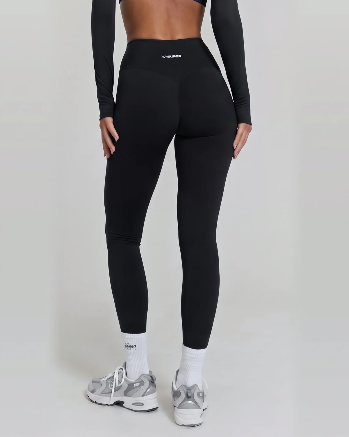 High-Waisted Leggings, back view
