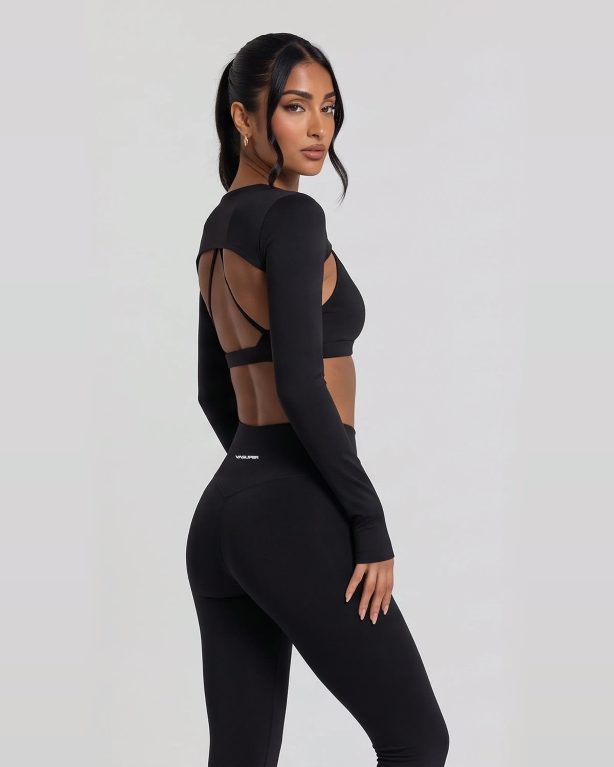 High-Waisted Leggings, side view