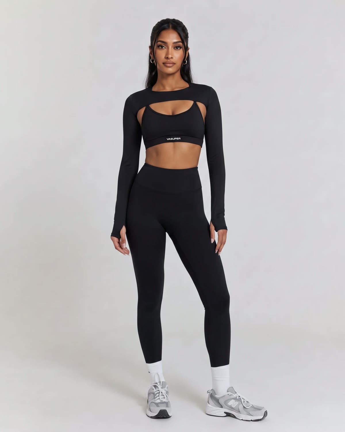 High-Waisted Leggings, front, full length view