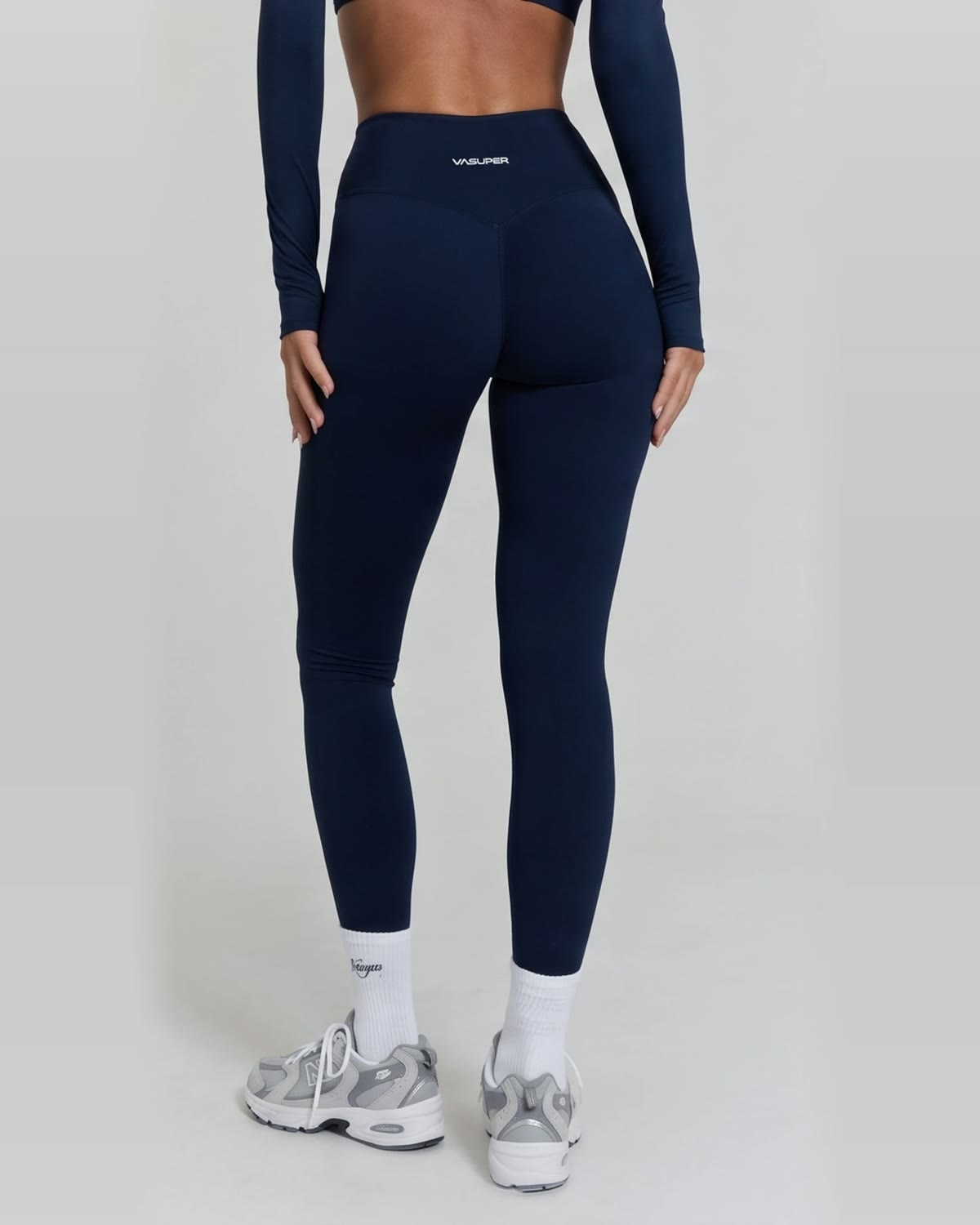 High-Waisted Leggings, back view