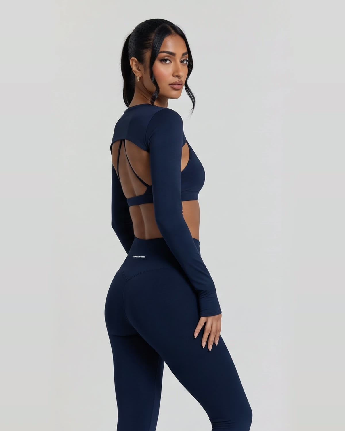 High-Waisted Leggings, side view
