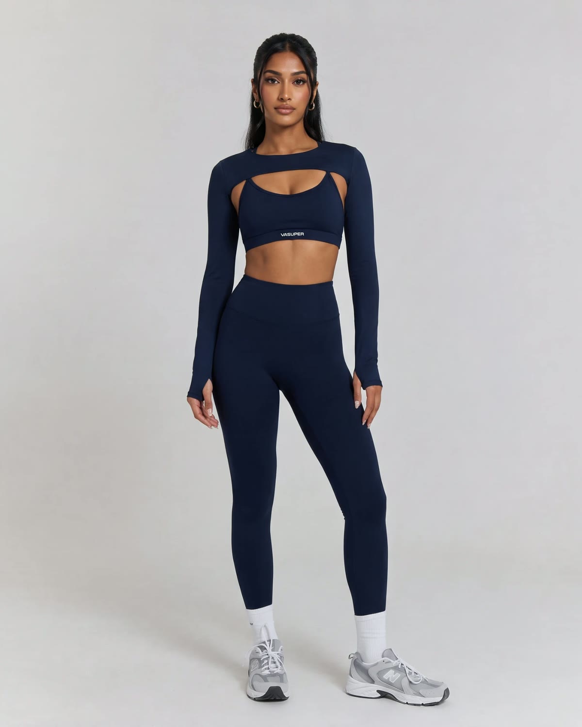 High-Waisted Leggings, front, full length view